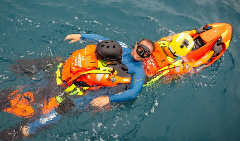 Ein Seabob Rescue in Aktion. Foto: DLRG OG Meppen
