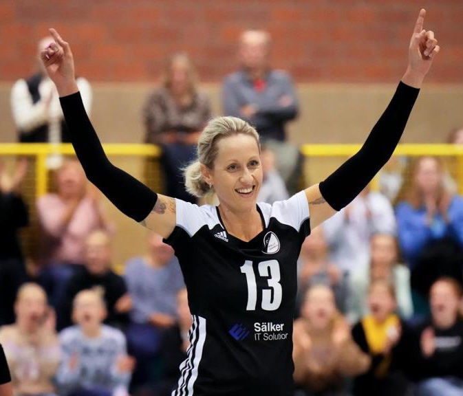 Christiane Witschen, Volleyballerin beim SC Spelle-Venhaus. Foto: Olaf Pankalla
