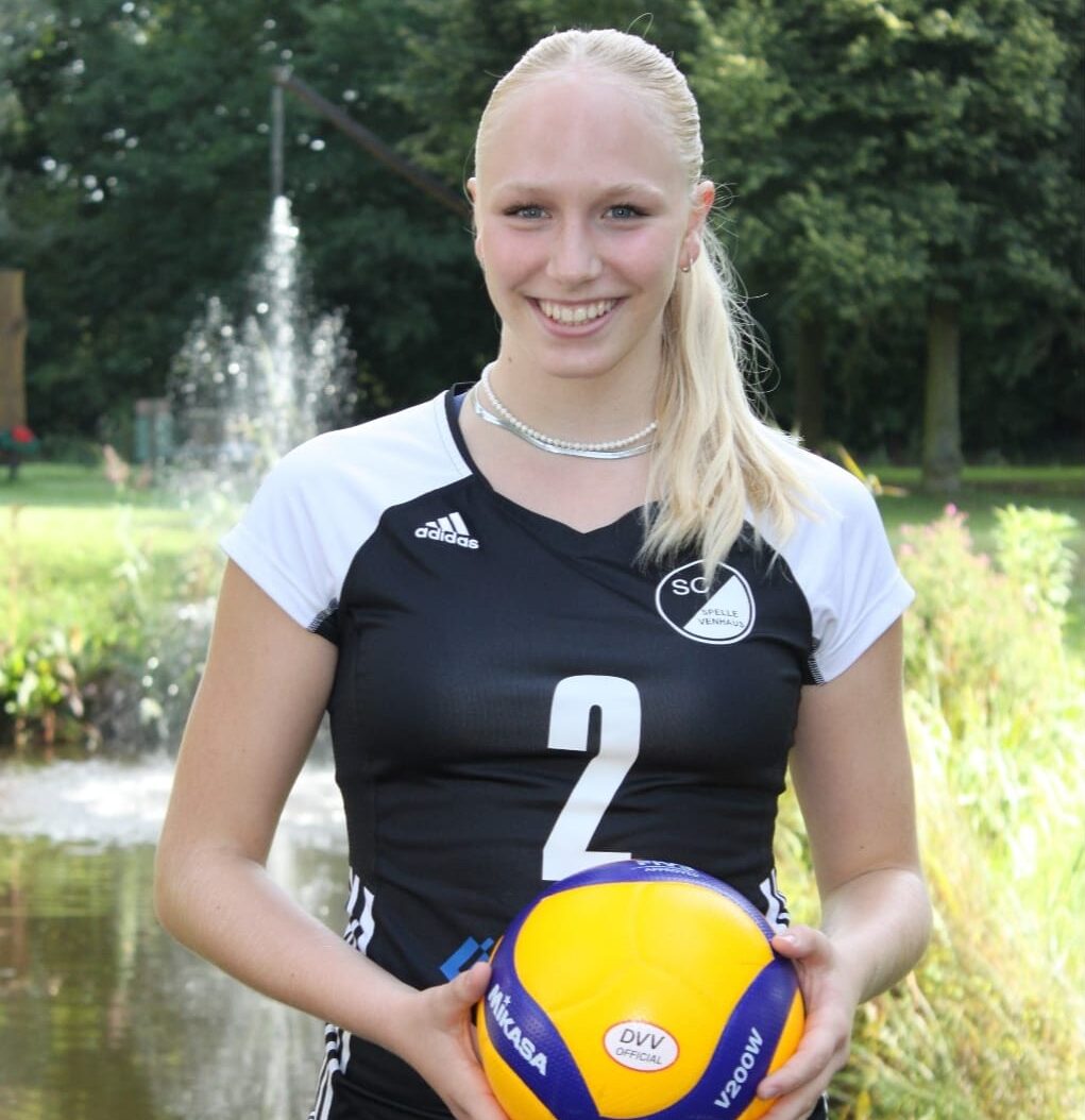 Anne Rauen, Volleyballerin beim SC Spelle-Venhaus. Foto: Olaf Pankalla