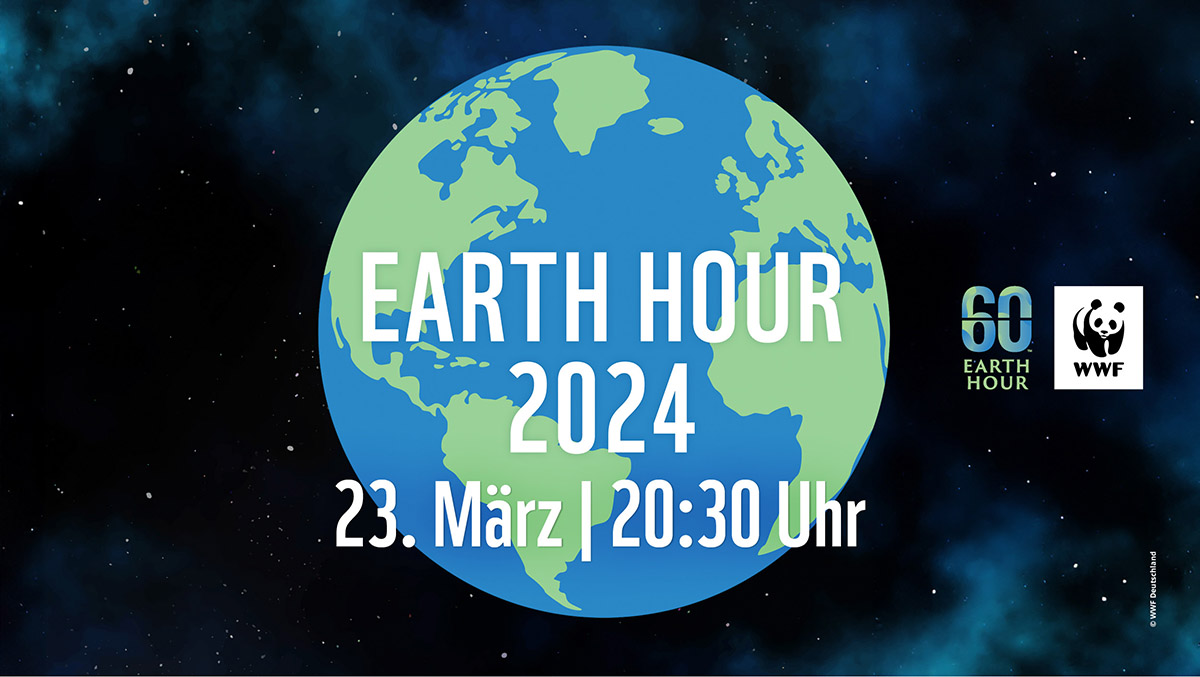 Am Samstag (23. März) findet weltweit die EARTH HOUR statt. Grafik: WWF