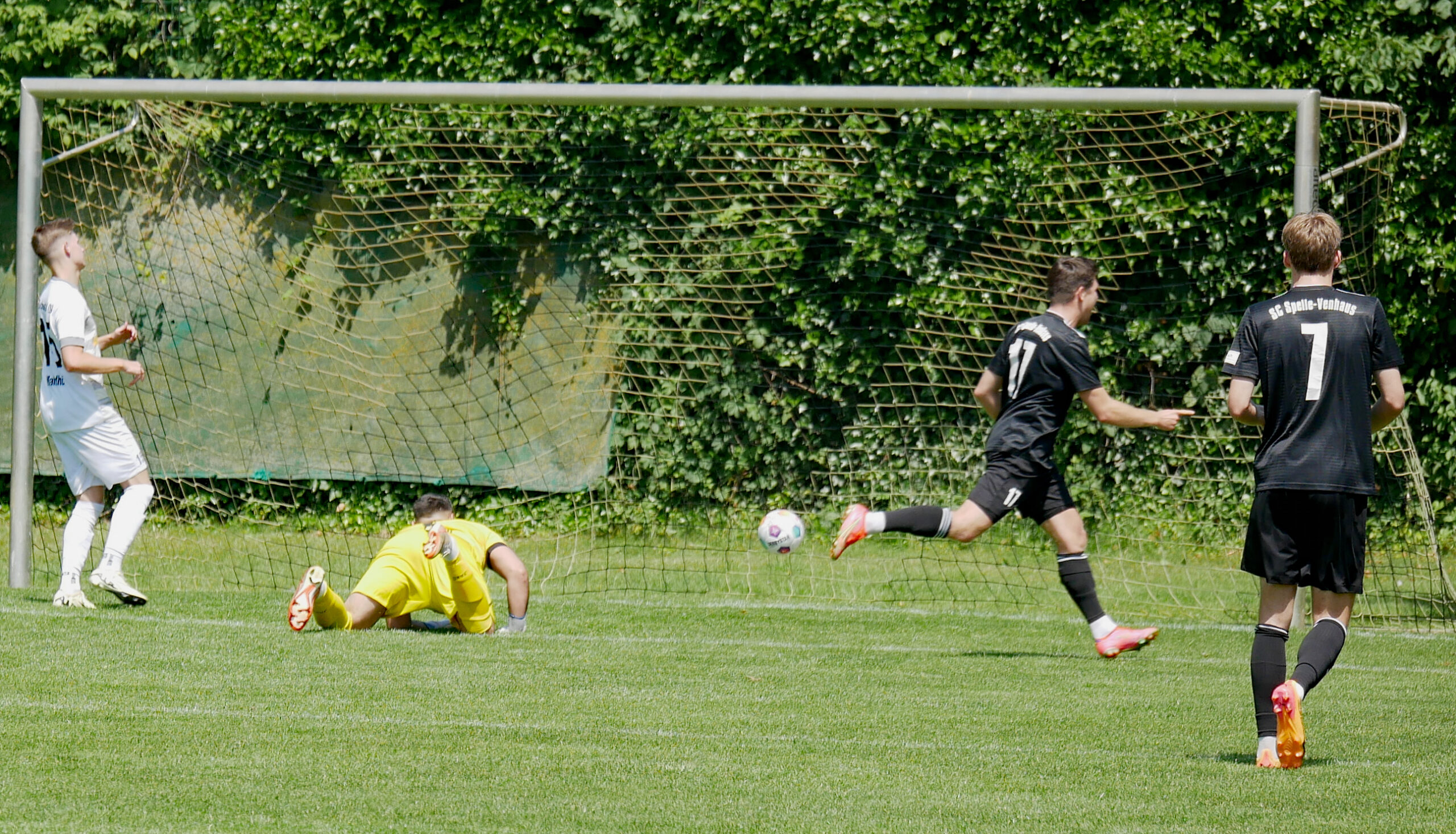 Marvin Kehl erzielte den Treffer zum 1:1.
Foto: Uli Mentrup