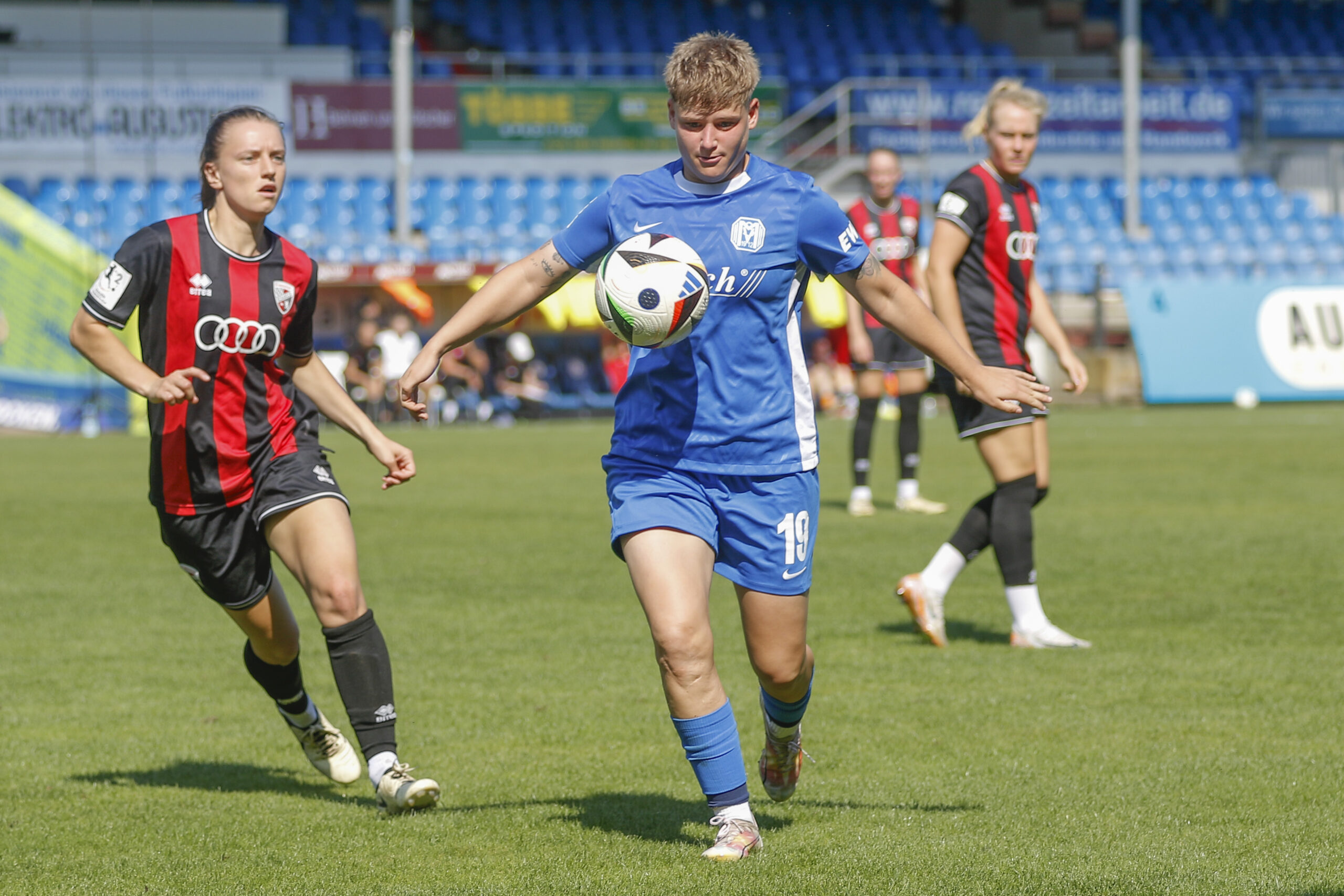 Hänsch-Arena, Meppen, GER, 2. Frauen-Bundesliga: SV Meppen vs FC Ingolstadt, 
Lea Mauly (SV Meppen #19). Foto: SV Meppen/Picturepower